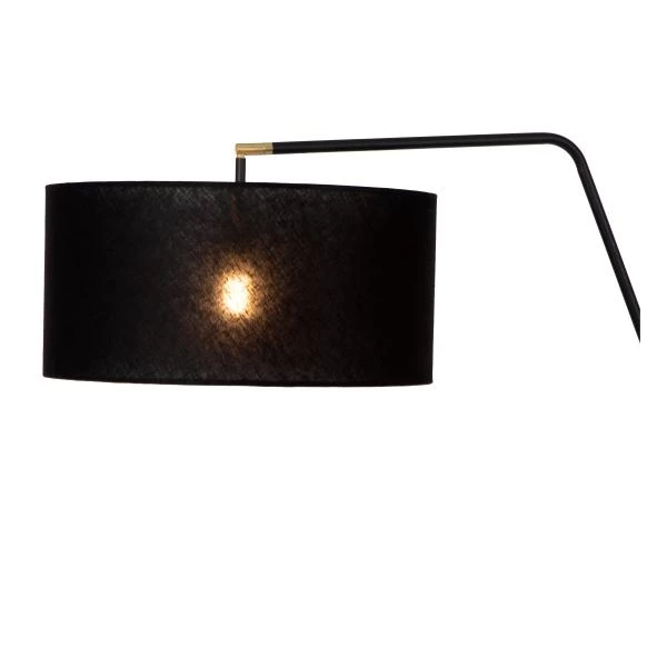 Lucide KELSO - Floor lamp - 1xE27 - Black - detail 1